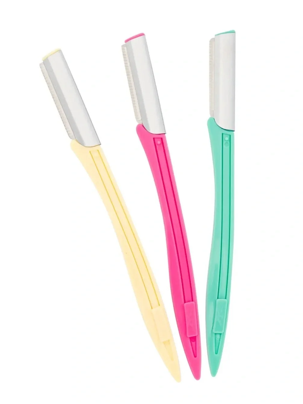 💜 The Creme Shop Korean Skincare, Professional Eyebrow & Hair Razors, Set of 3